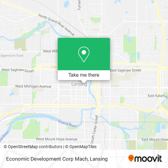Economic Development Corp Mach map