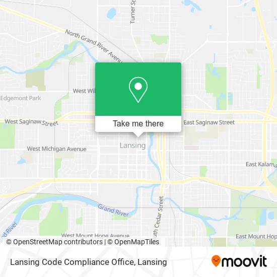 Lansing Code Compliance Office map