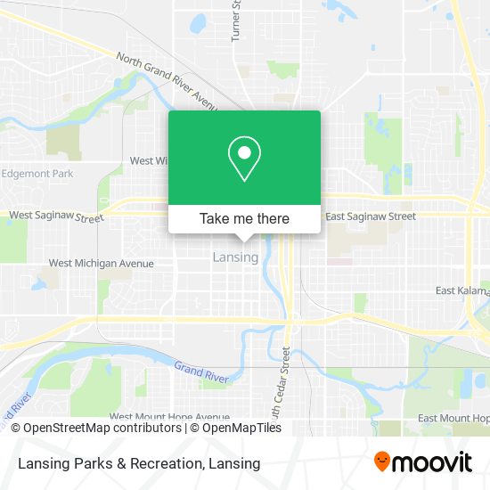 Lansing Parks & Recreation map