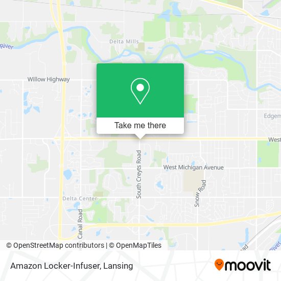Amazon Locker-Infuser map