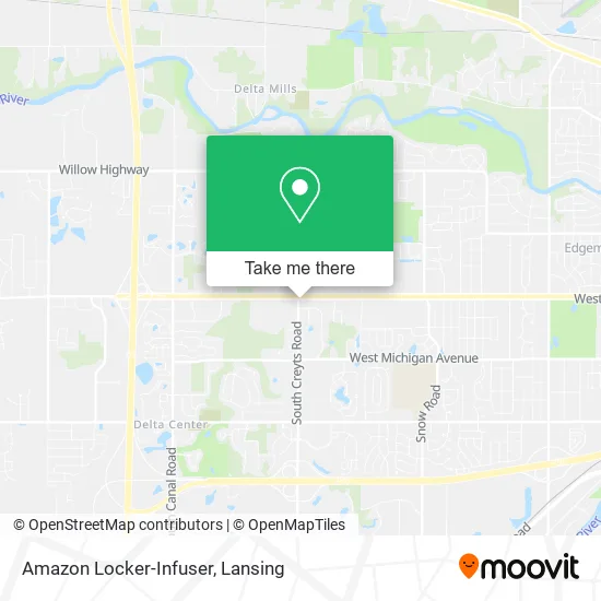 Amazon Locker-Infuser map