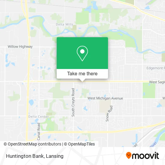 Huntington Bank map