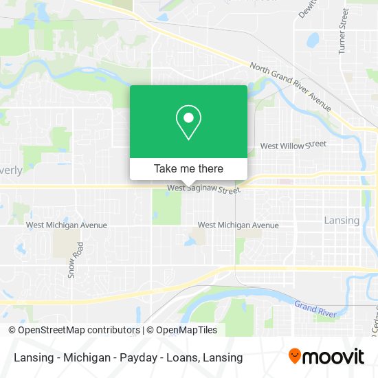 Lansing - Michigan - Payday - Loans map