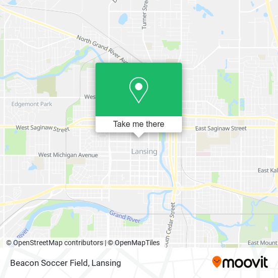 Beacon Soccer Field map