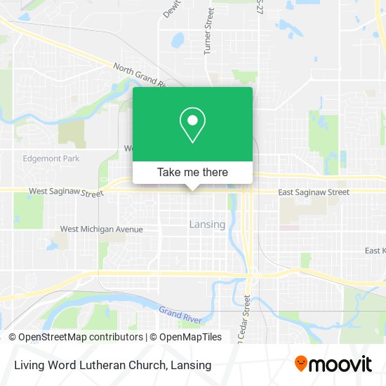 Mapa de Living Word Lutheran Church