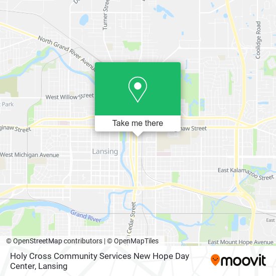 Holy Cross Community Services New Hope Day Center map