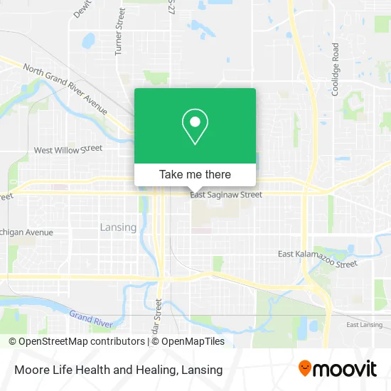 Moore Life Health and Healing map