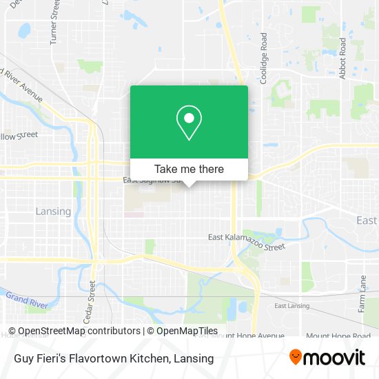 Mapa de Guy Fieri's Flavortown Kitchen