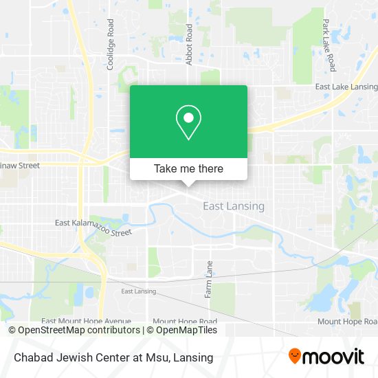 Chabad Jewish Center at Msu map