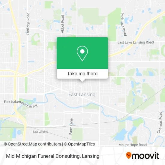 Mid Michigan Funeral Consulting map
