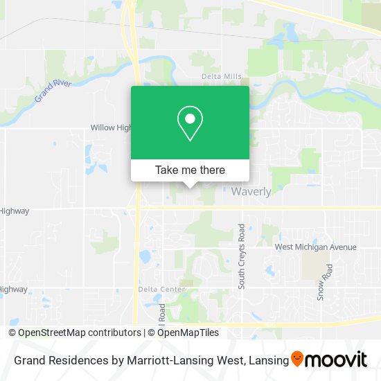 Mapa de Grand Residences by Marriott-Lansing West