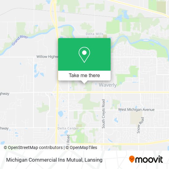 Michigan Commercial Ins Mutual map