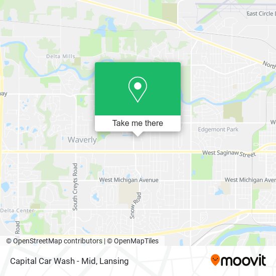 Mapa de Capital Car Wash - Mid