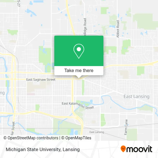 Michigan State University map