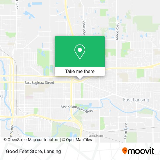 Good Feet Store map