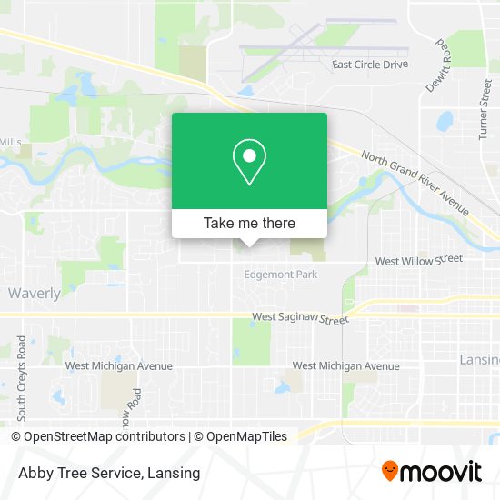 Abby Tree Service map