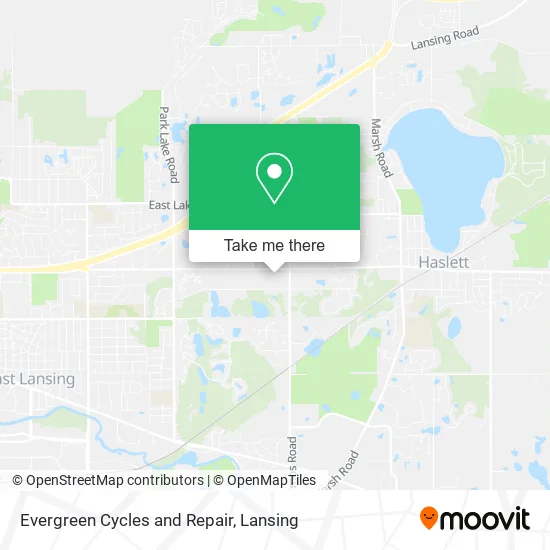 Evergreen Cycles and Repair map