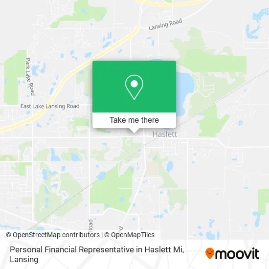 Personal Financial Representative in Haslett Mi map