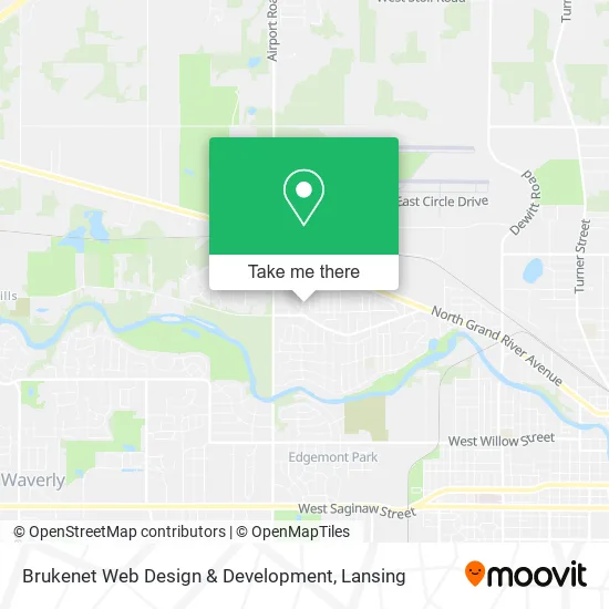 Brukenet Web Design & Development map