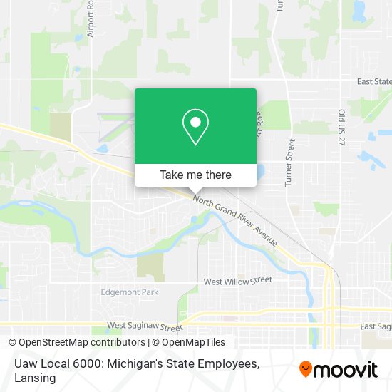 Uaw Local 6000: Michigan's State Employees map