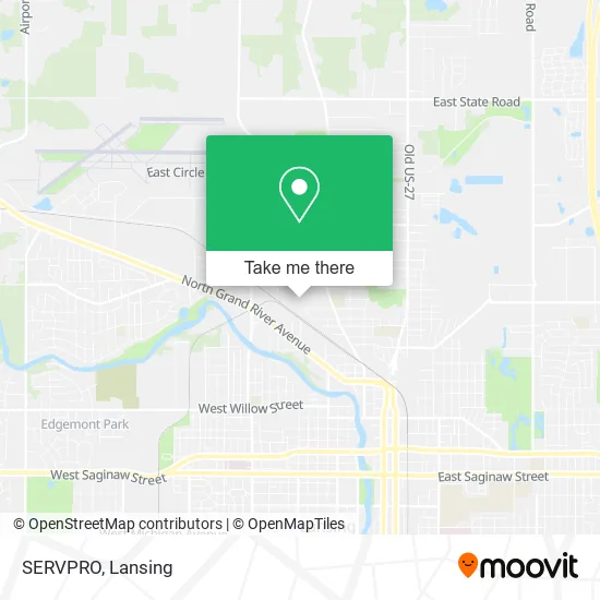 SERVPRO map