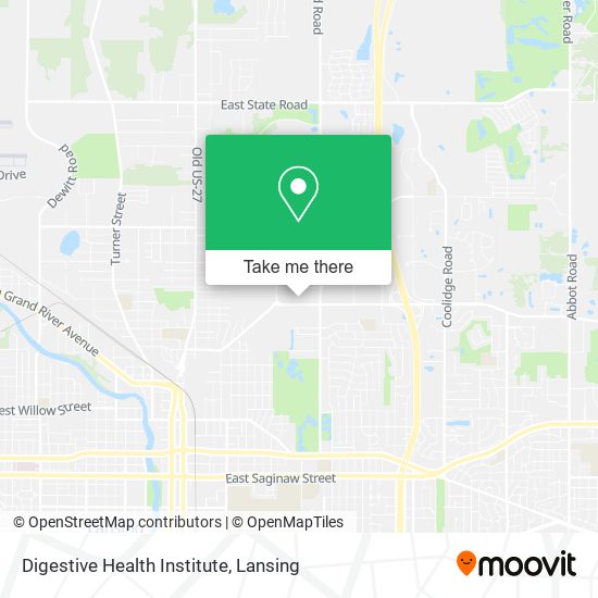 Mapa de Digestive Health Institute