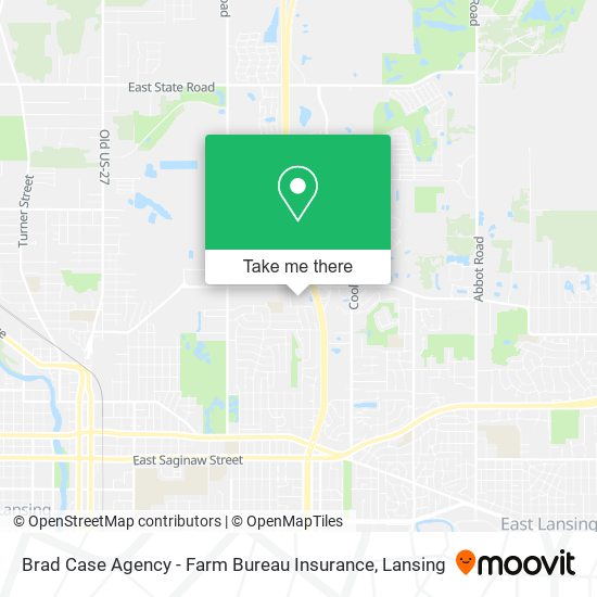 Brad Case Agency - Farm Bureau Insurance map