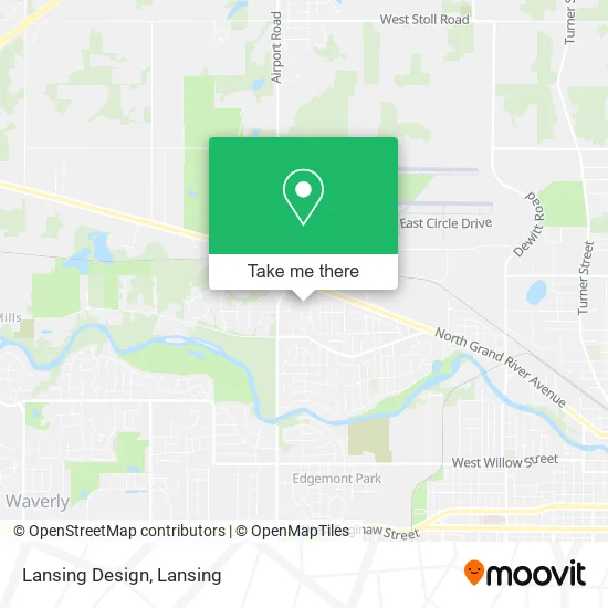 Lansing Design map
