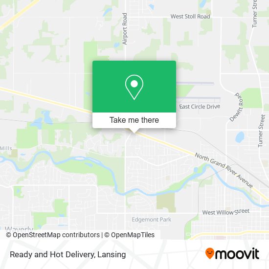 Ready and Hot Delivery map