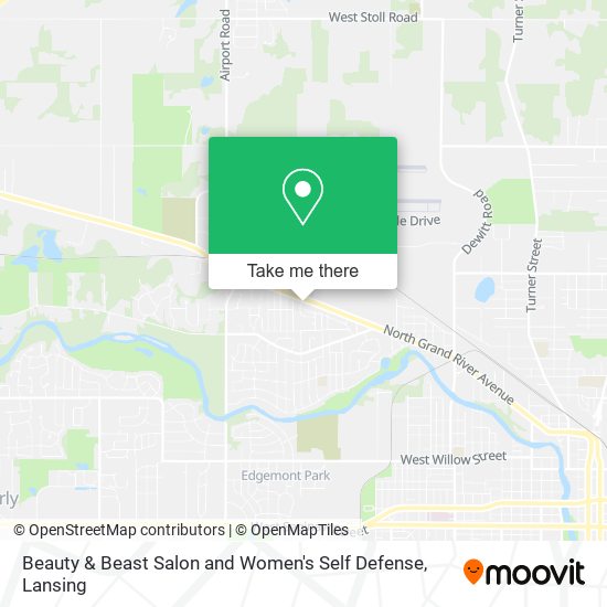 Beauty & Beast Salon and Women's Self Defense map