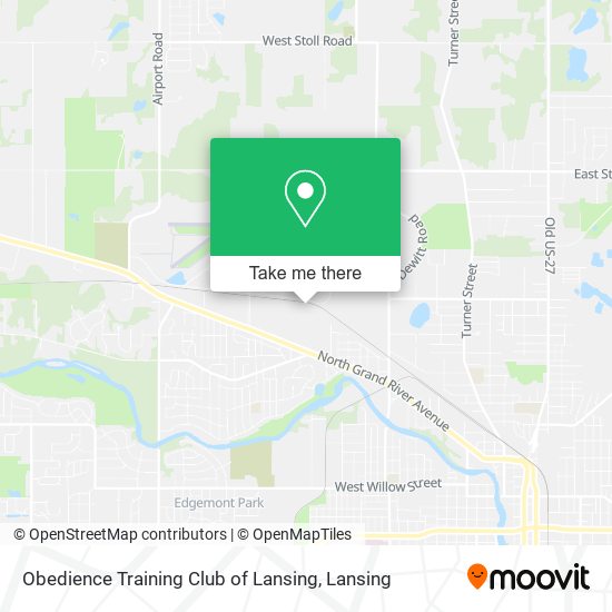 Obedience Training Club of Lansing map