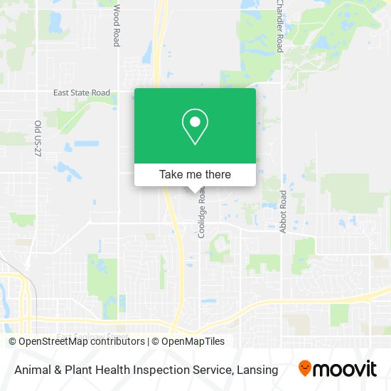 Animal & Plant Health Inspection Service map