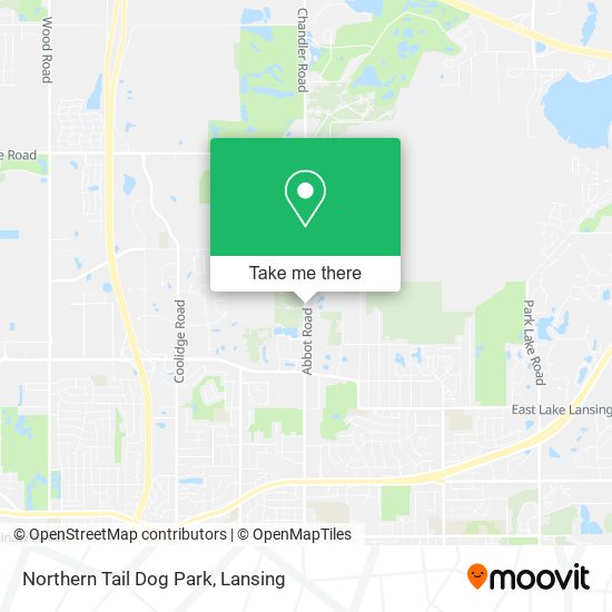 Northern Tail Dog Park map
