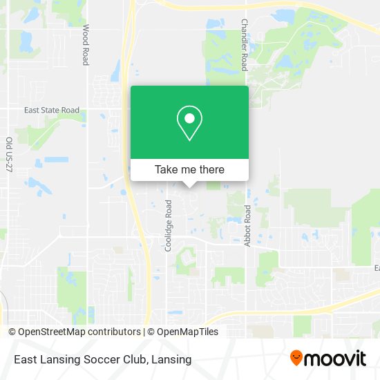 East Lansing Soccer Club map