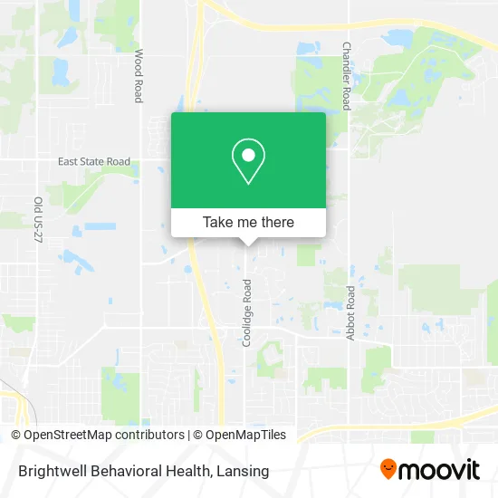 Brightwell Behavioral Health map