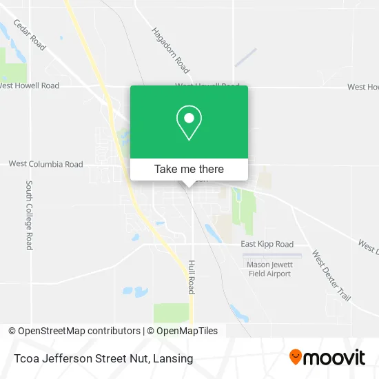 Mapa de Tcoa Jefferson Street Nut