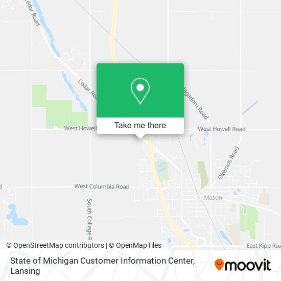 Mapa de State of Michigan Customer Information Center