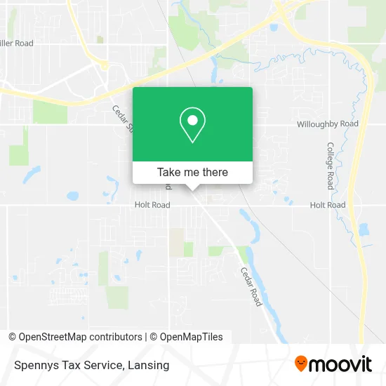 Spennys Tax Service map