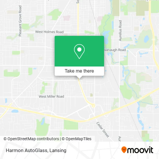 Mapa de Harmon AutoGlass