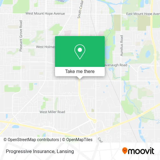 Progressive Insurance map