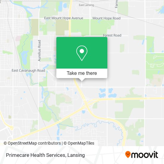 Mapa de Primecare Health Services