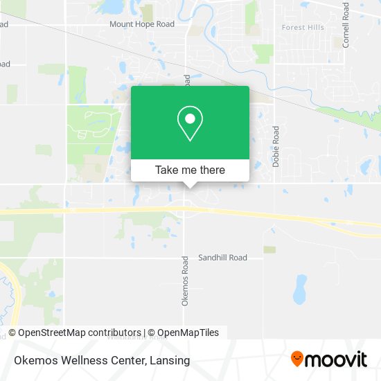 Okemos Wellness Center map