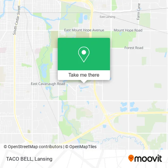 Mapa de TACO BELL