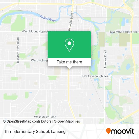 Mapa de Ihm Elementary School