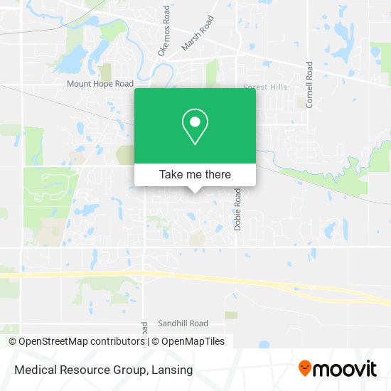 Medical Resource Group map