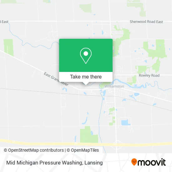 Mid Michigan Pressure Washing map