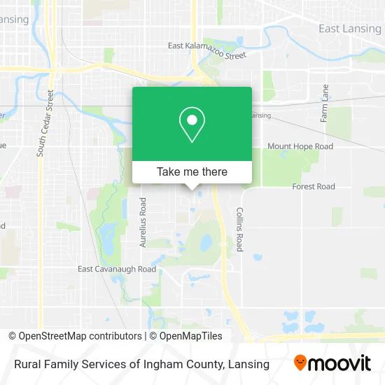 Rural Family Services of Ingham County map