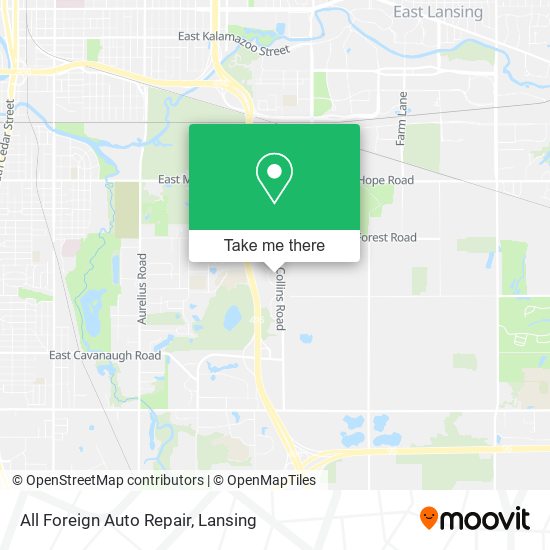 All Foreign Auto Repair map