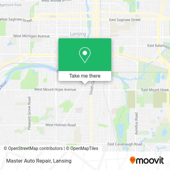 Master Auto Repair map