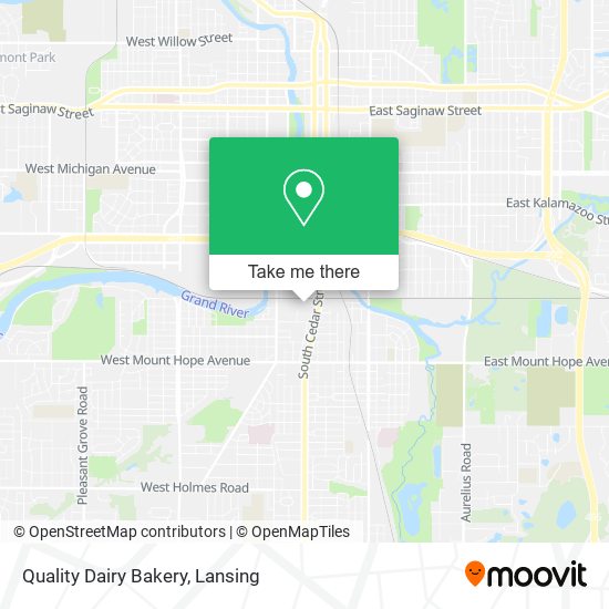 Quality Dairy Bakery map